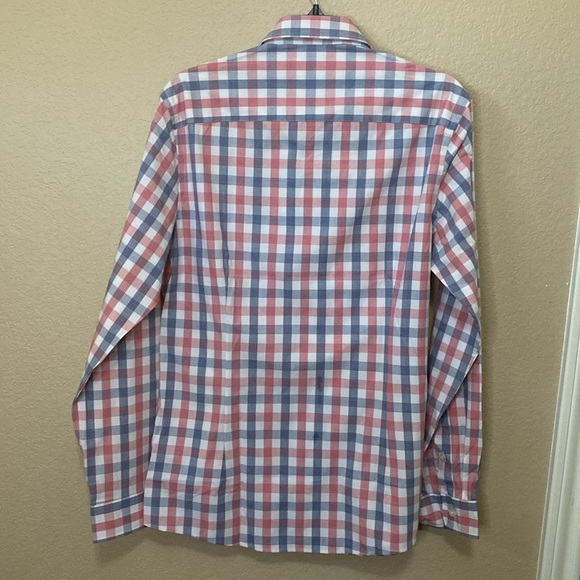 Men’s Club Room Performance Slim Fit Button Down Shirt Size M - Picture 5 of 9